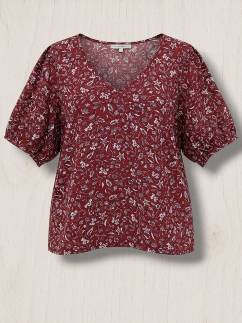 Madewell Ivy Floral Wide Sleeve Cotton‎ Blouse L